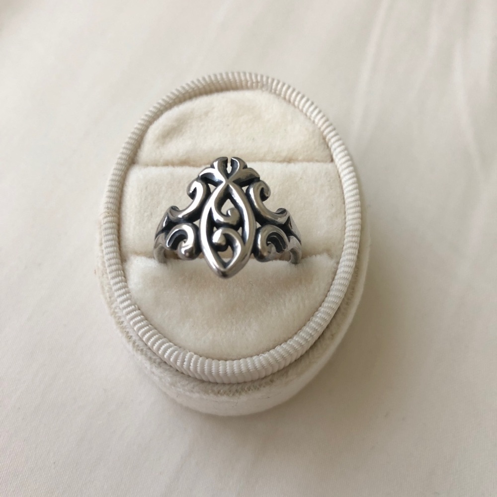 James Avery Ichthus Fish Ring Size 7